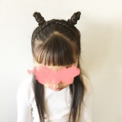 簡単にできる子供のヘアアレンジ ヘアレシピ 頭美人