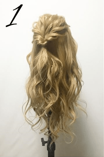 お呼ばれヘアにぴったり！豪華ポニーテール 1