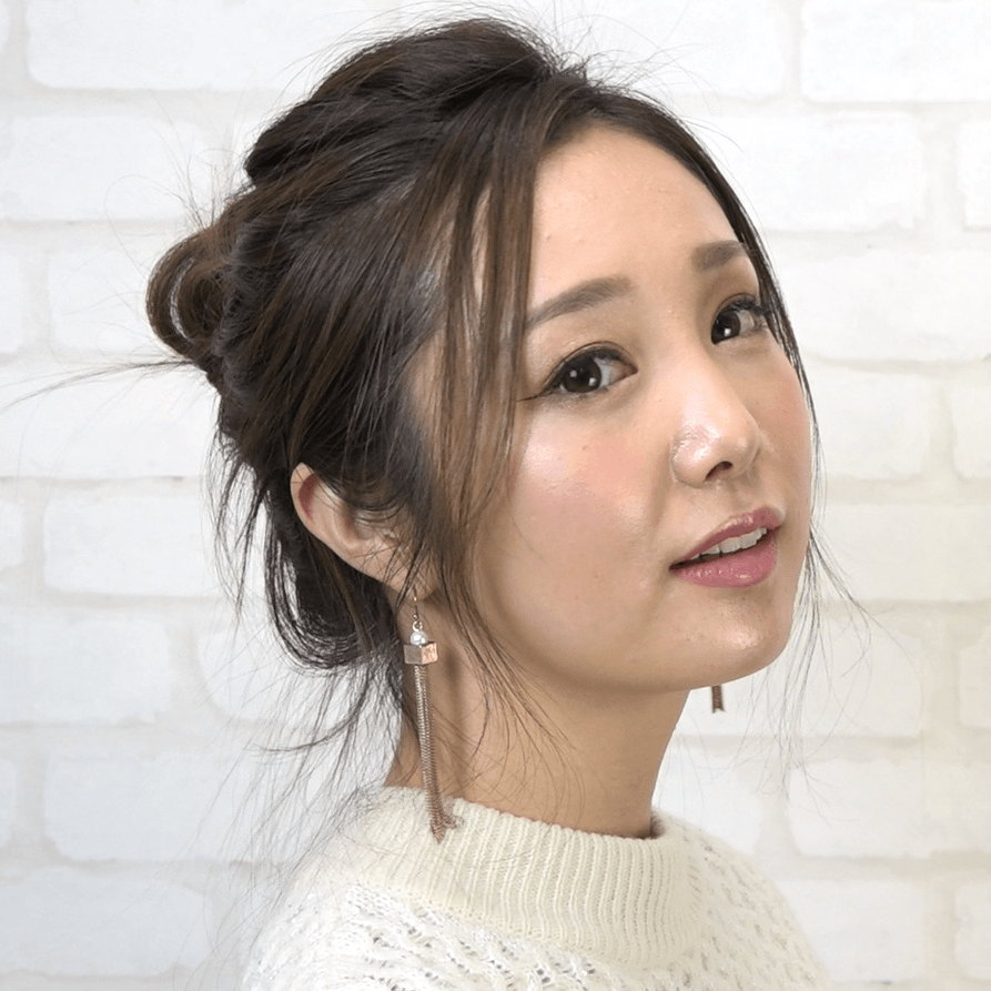 髪が長い人にオススメ 崩れない高めお団子 関根みなみ ヘアレシピ 頭美人