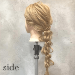 崩れにくい！ぽこぽこオシャレな玉ねぎポニー♪　ヘアアレンジ　ロングヘア