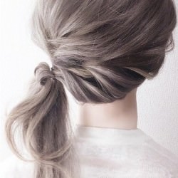 時間がないときは横で結んで色っぽく！サイドポニー♪　ヘアアレンジ　ロングヘア