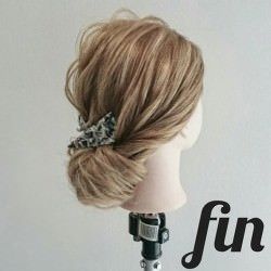 カンタンなのに上品!ギブソンタックアレンジ ヘアアレンジ ロングヘア