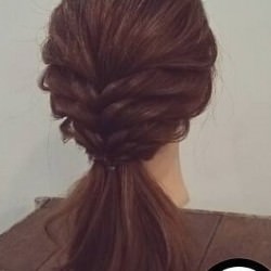 初詣にぴったり★落ち着いた印象のローポニー　ヘアアレンジ　ロングヘア