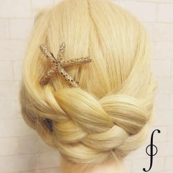 三つ編みだけで作る♡カンタンまとめ髪 ヘアアレンジ ロングヘア