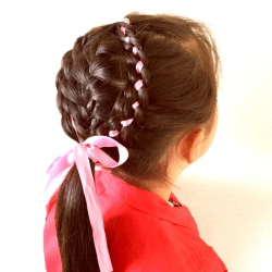 簡単にできる子供のヘアアレンジ ヘアレシピ 頭美人