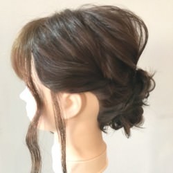 「絶壁」を隠せる!ゆる可愛いお団子♡ ヘアアレンジ ロングヘア