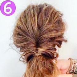 ねじって結ぶだけ♪ボブポニーテール ヘアアレンジ ミディアムヘア