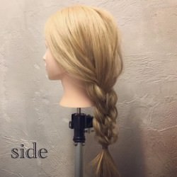 編み込みなし!不器用さんでもokな編みおろし♪ ヘアアレンジ ロングヘア