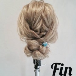 猫っ毛さんにオススメ♪逆りんぱで作るお団子アレンジ ヘアアレンジ ロングヘア