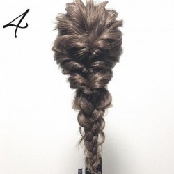 ボリューム感たっぷり!くるりんぱ×編みおろしヘア♪ ヘアアレンジ ロングヘア