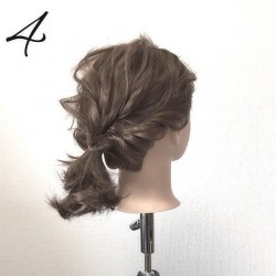 ショートヘアでもできる☆ねじりアレンジでこなれ感アップのポニーテールアレンジ ヘアアレンジ ショートヘア