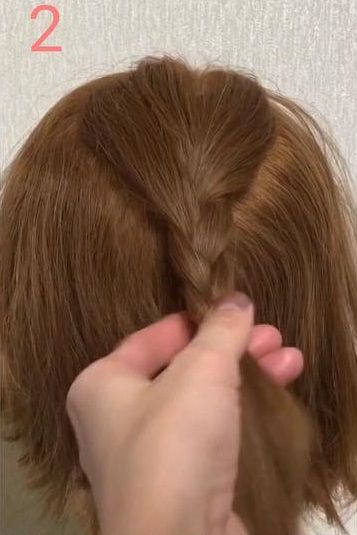 ヘアアクセサリーとの相性抜群◎ボブさんにおすすめのエアリーハーフアップアレンジ2