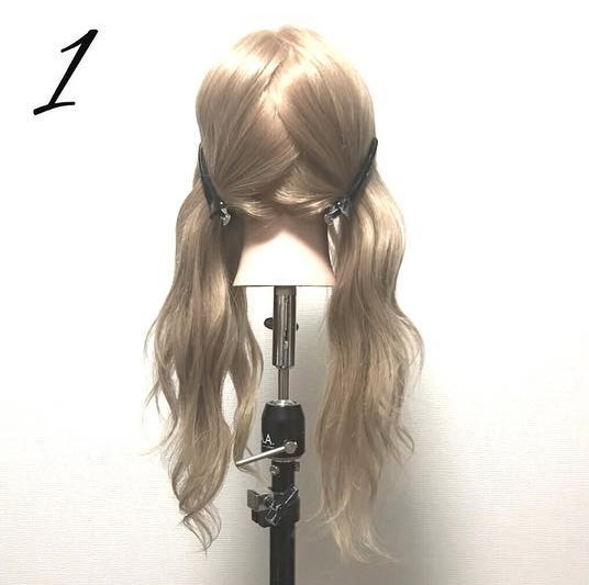 憧れのプリンセスに♪みんなが目を惹く編み下ろしアレンジ1