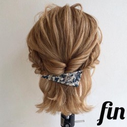 ボブさん必見☆簡単には見えない洗練されたハーフアップアレンジ ヘアアレンジ ショートヘア