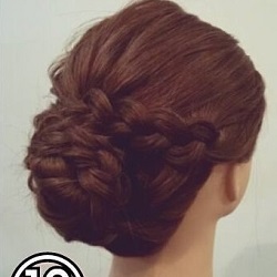 高級感のある大人レディーに♪ドレスやワンピースに似合うアップアレンジ ヘアアレンジ ロングヘア