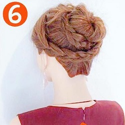 スーパーロングの方必見☆三つ編みが可愛いまとめ髪アレンジ ヘアアレンジ ロングヘア