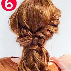 ねじるだけで出来る◎ちょっと変わった上品なローポニーアレンジ ヘアアレンジ ロングヘア