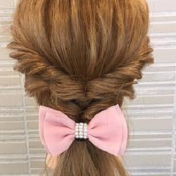 くるりんぱだけ!王道だけど好印象なヘアアレンジ♪ ヘアアレンジ ロングヘア