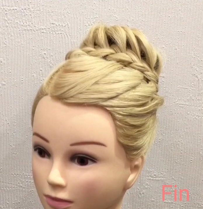 暑い日にオススメ！汗をかいても崩れにくいおだんごアレンジtop