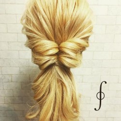 超時短！たった2回のくるりんぱで上品なお呼ばれヘア♪　ヘアアレンジ　ロングヘア