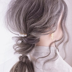 ゆるくて涼しげ☆簡単にできるローポニアレンジ♪ ヘアアレンジ ミディアムヘア