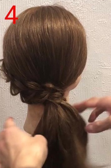 ピン無しで出来る!浴衣にもぴったりのまとめ髪アレンジ♪4