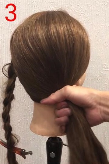 ピン無しで出来る!浴衣にもぴったりのまとめ髪アレンジ♪3