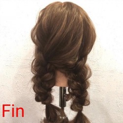 後ろ姿がひと味違う☆分け目が見えないおしゃれな三つ編みツインテール ヘアアレンジ ロングヘア