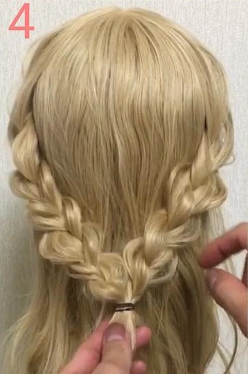 オールシーズン使える♪三つ編みでつくる、Girlyハーフアップヘアアレンジ♡ 4