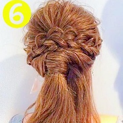 ノースリーブとの相性抜群◎周りと被らない個性派アレンジ ヘアアレンジ ロングヘア