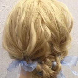 お子さんのアレンジにぴったり♪ヘアピンなしでできるキュートなリボンアレンジ ヘアアレンジ ロングヘア