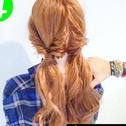 ツインテール ヘアレシピ 頭美人