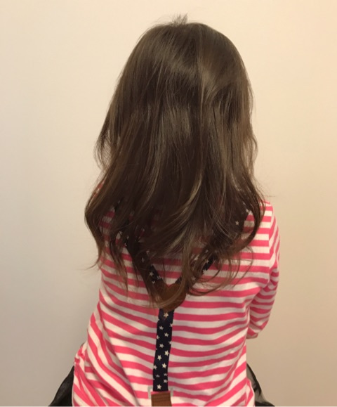 お出かけの日にやってあげたい♪ちびシニヨンが可愛い、お子様用ヘアアレンジ☆ 1