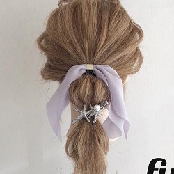 オニオンヘアはヘアアクセでもっとかわいく♡オニオンヘアアレンジ ヘアアレンジ ミディアムヘア