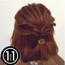 ボブの人必見！雰囲気も変わるハーフアップアレンジ♪　ヘアアレンジ　ミディアムヘア