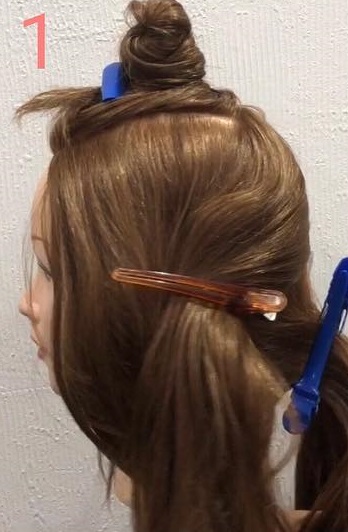 前髪が長い方におすすめ 三つ編みだけでできる 手の込んだ編み込み風アレンジ ヘアレシピ 頭美人