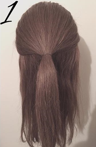 初心者必見！くるりんぱだけでお洒落ヘアアレンジ1