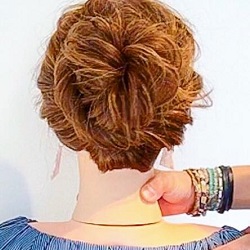 巻かなくてもボリュームたっぷり♪高めおだんごアレンジ ヘアアレンジ ロングヘア