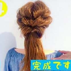 逆くるりんぱが可愛い♪簡単おしとやかローポニー☆　ヘアアレンジ　ロングヘア