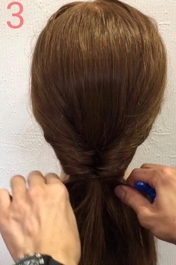 みんなが真似したいあの人気ヘアレンジを大公開！編みおろしアレンジ3