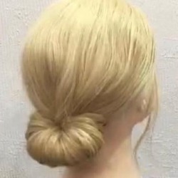 髪の毛の量が少ない という方におすすめ 上品さが魅力のギブソンタックアレンジ ヘアレシピ 頭美人 髪の毛の量が少ない という方におすすめ 上品さが魅力のギブソンタックアレンジ ヘアレシピ 頭美人