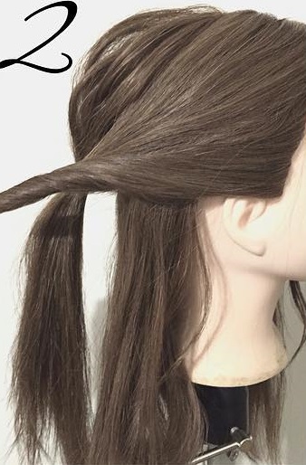 学校に行く前に 忙しい朝でもできる簡単ポニーテールアレンジ ヘアレシピ 頭美人