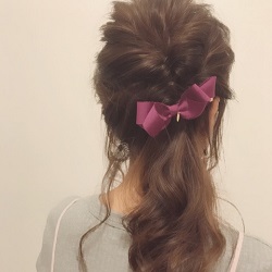 「大人カワイイ♡」を叶える簡単サイドポニー♪　ヘアアレンジ　ロングヘア