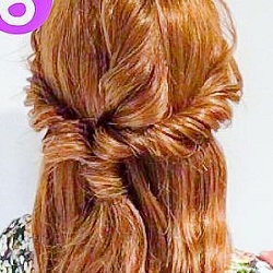 不器用さんも変化球アレンジに挑戦♪アシメハーフアップアレンジ　ヘアアレンジ　ロングヘア