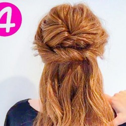 様々なシーンで使える万能アレンジ◎ねじねじだけでできちゃう、大人っぽいハーフアップ　ヘアアレンジ　ロングヘア