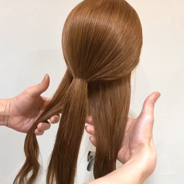 ヘアアレンジ初心者さんにおすすめ◎初めてでも出来る王道ポニーテール1