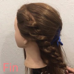 編み込みが上手にできない…という方必見◎ロープ編みを使った編み込みの作り方　ヘアアレンジ