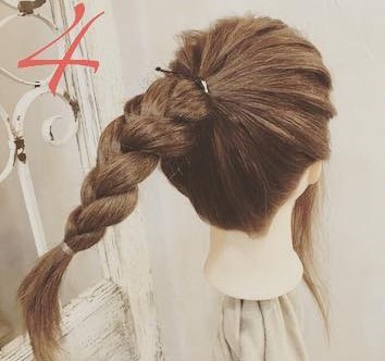 お団子☆マフラーにも浴衣にも似合う万能ヘアアレンジ☆4