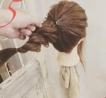 お団子☆マフラーにも浴衣にも似合う万能ヘアアレンジ☆5