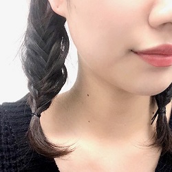 編み込みやロープ編みより簡単！フィッシュボーンの編み方　ヘアアレンジ